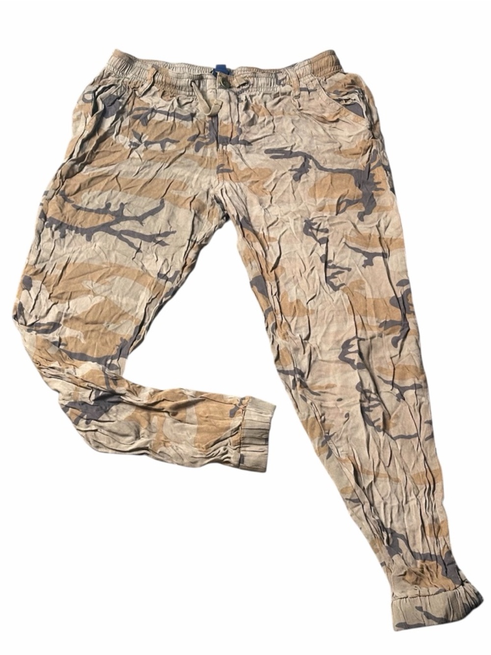 Polo by Ralph Lauren Beige Tan Camouflage Drawstring Shorts